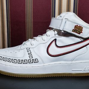 Dead Stock Nike Air Force 1 Mid "Chinese Basketball" 309955 111 Men's Size 11
